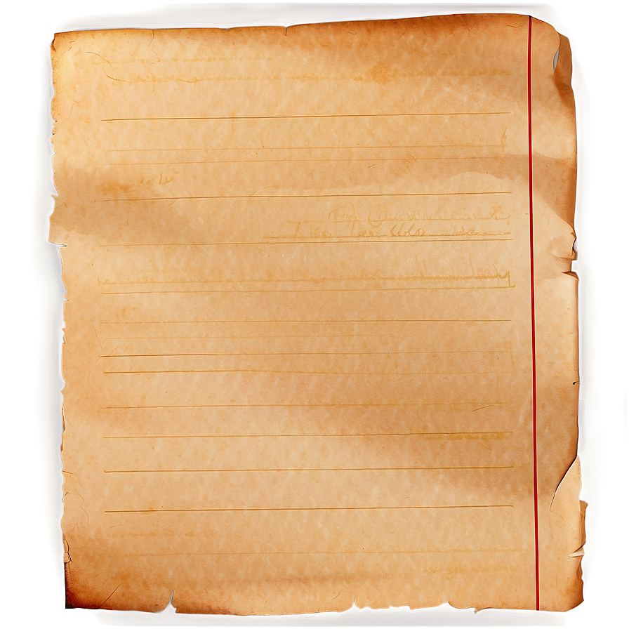 Old Note Paper Png 2