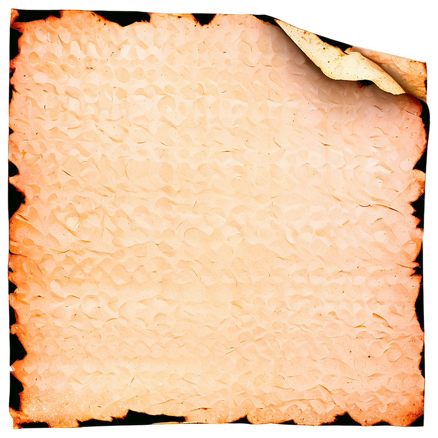 Old Paper Texture With Burned Edges Png 8