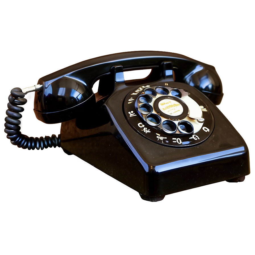 Old Rotary Dial Phone Png 06252024