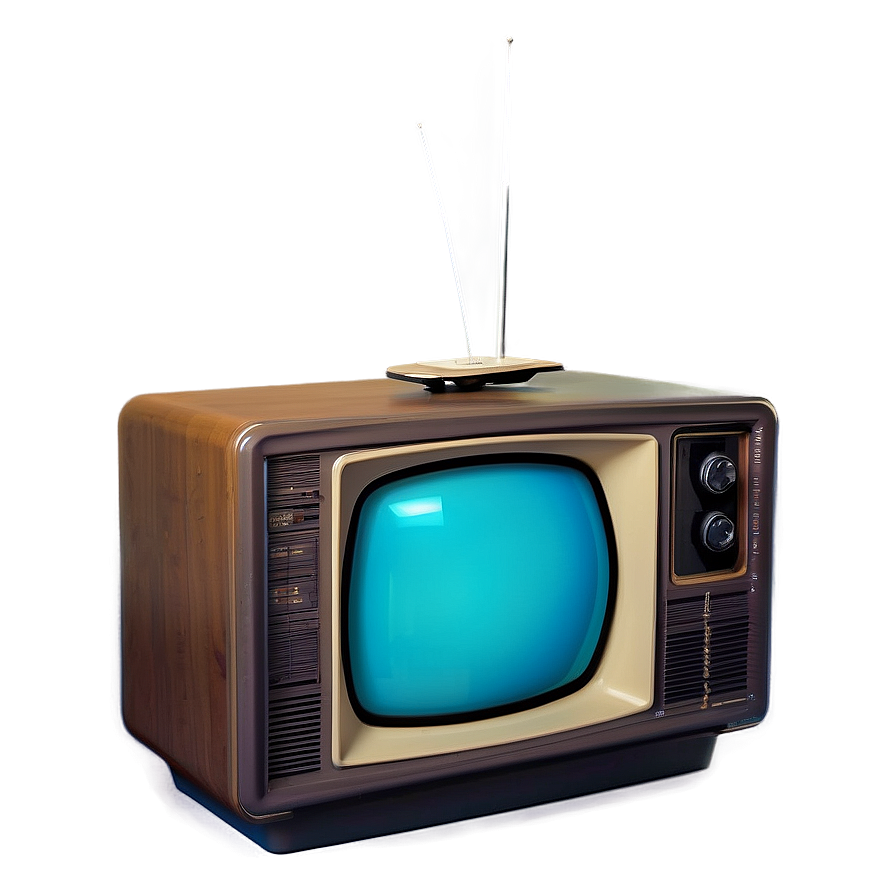 Old-school Color Tv Png 05252024