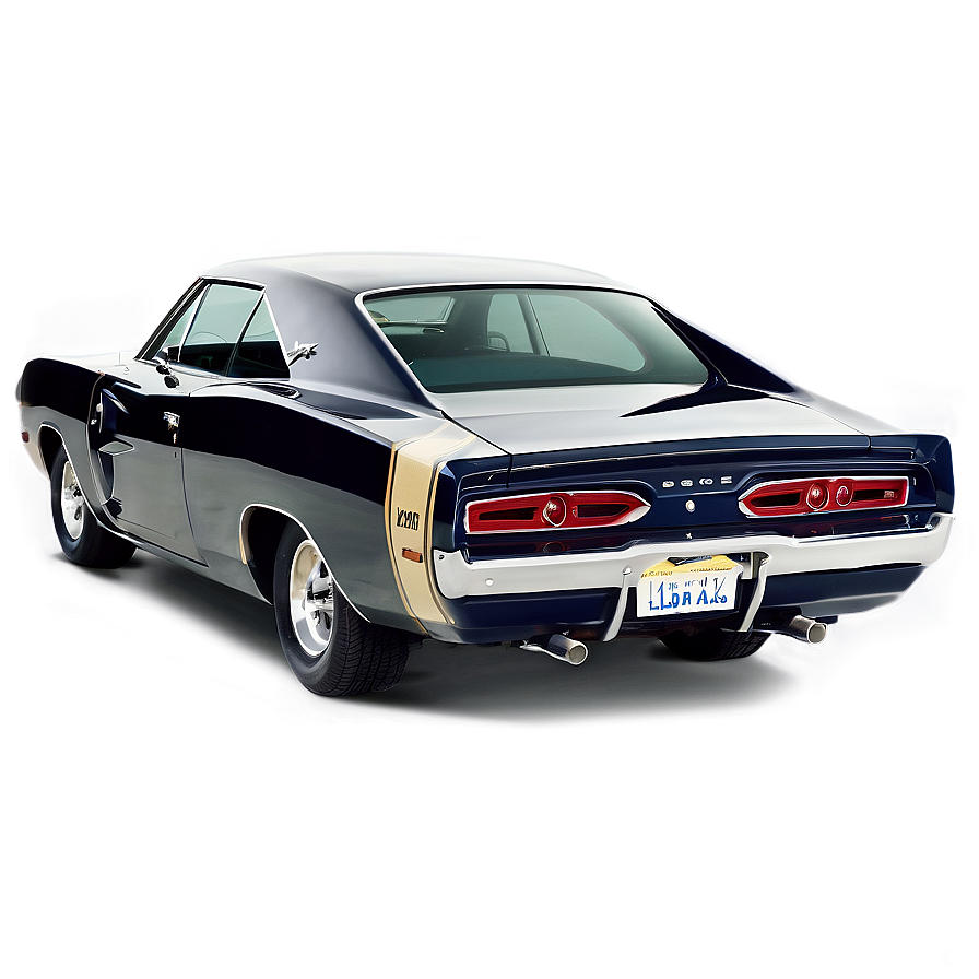 Old School Dodge Charger Png 12