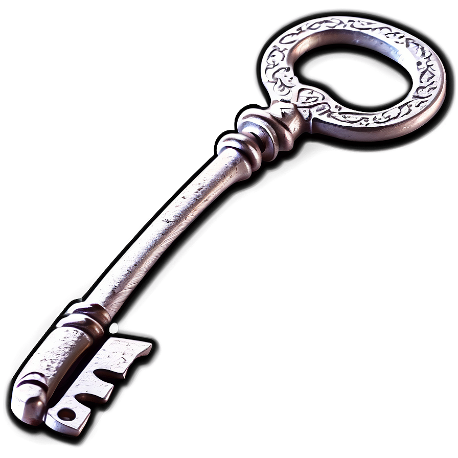 Old Skeleton Key Illustration Png Tiu3