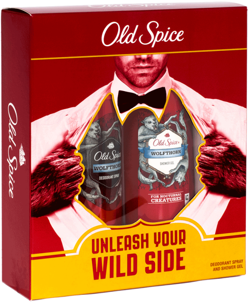 Old Spice Wolfthorn Product Packaging