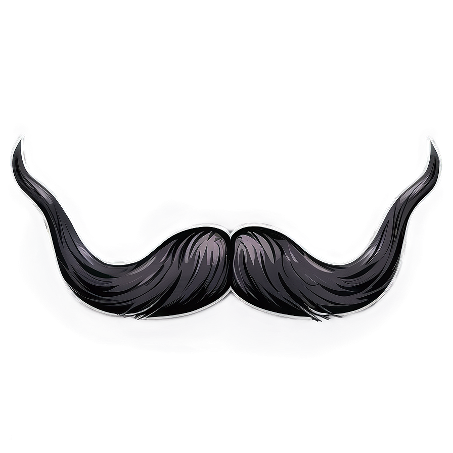 Old Western Sheriff Mustache Png 21