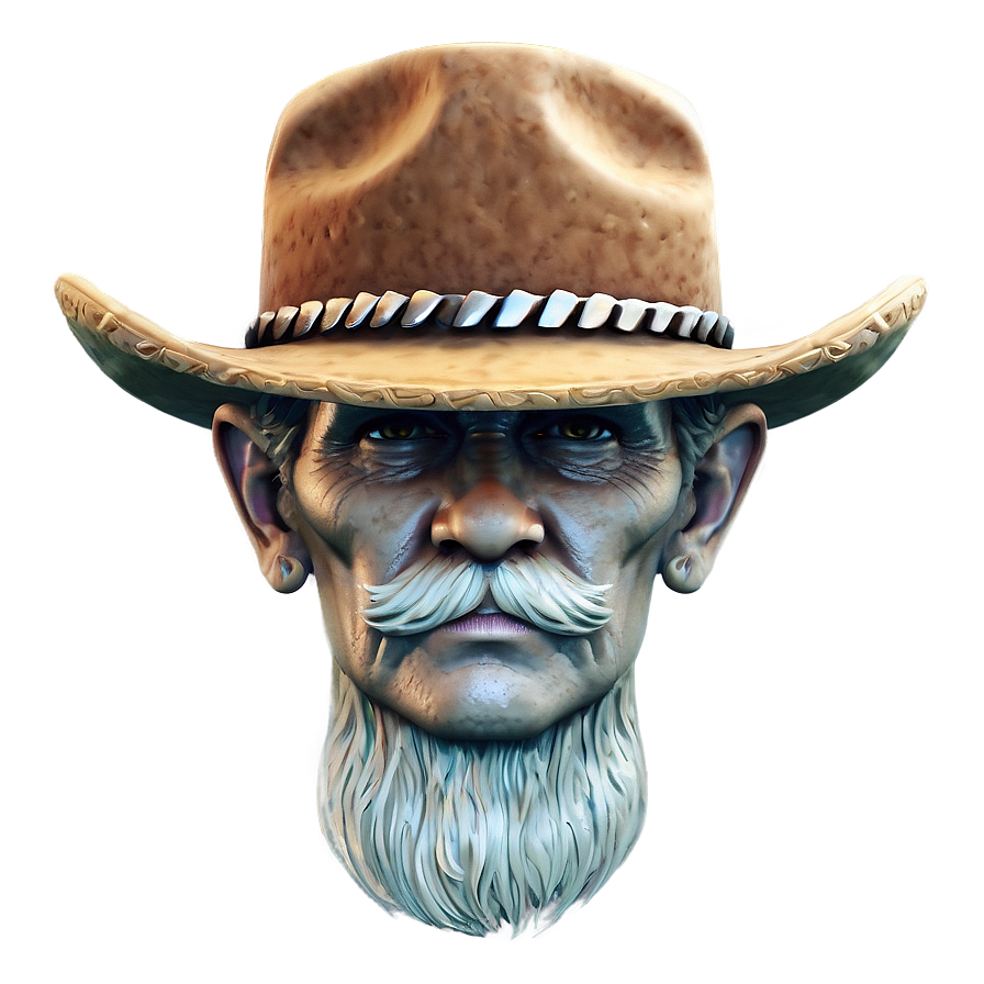 Old Western Sheriff Mustache Png Hqc32