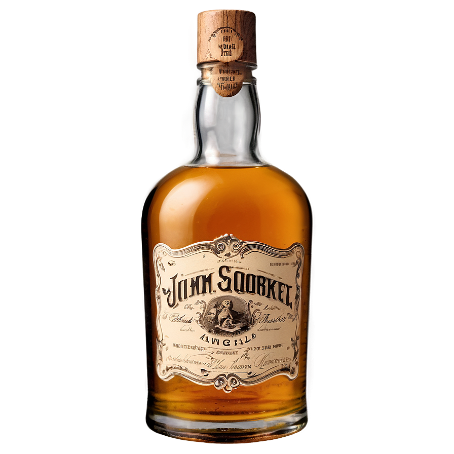 Old Whiskey Bottle PNG 06212024 PNG image with a transparent background, free high-resolution download