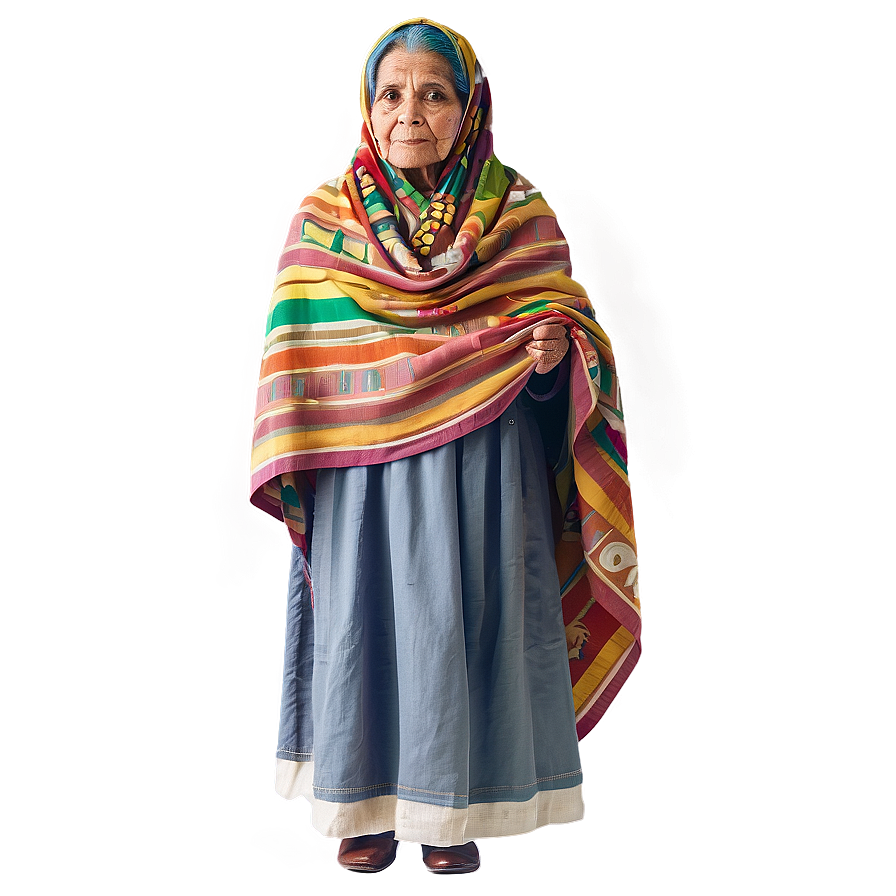 Old Woman With Shawl Png Wdw75