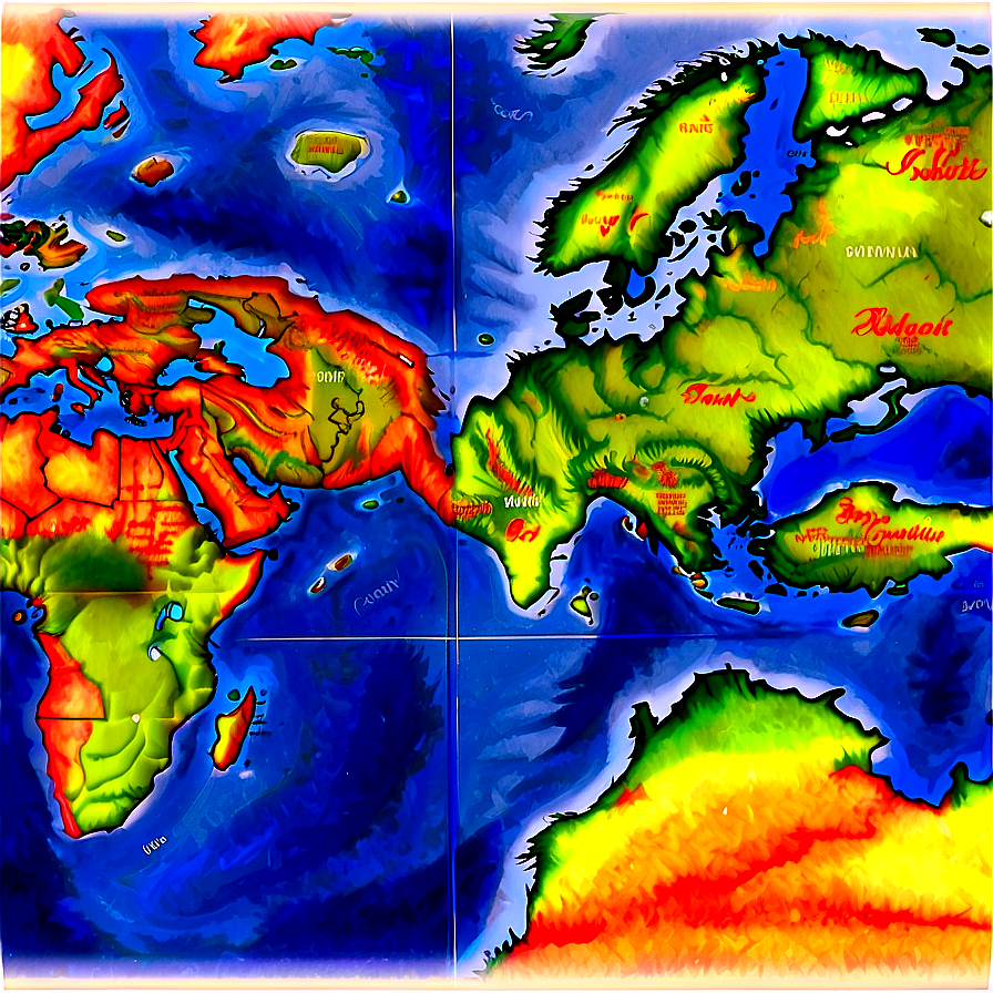 Old World Map Png Blq39