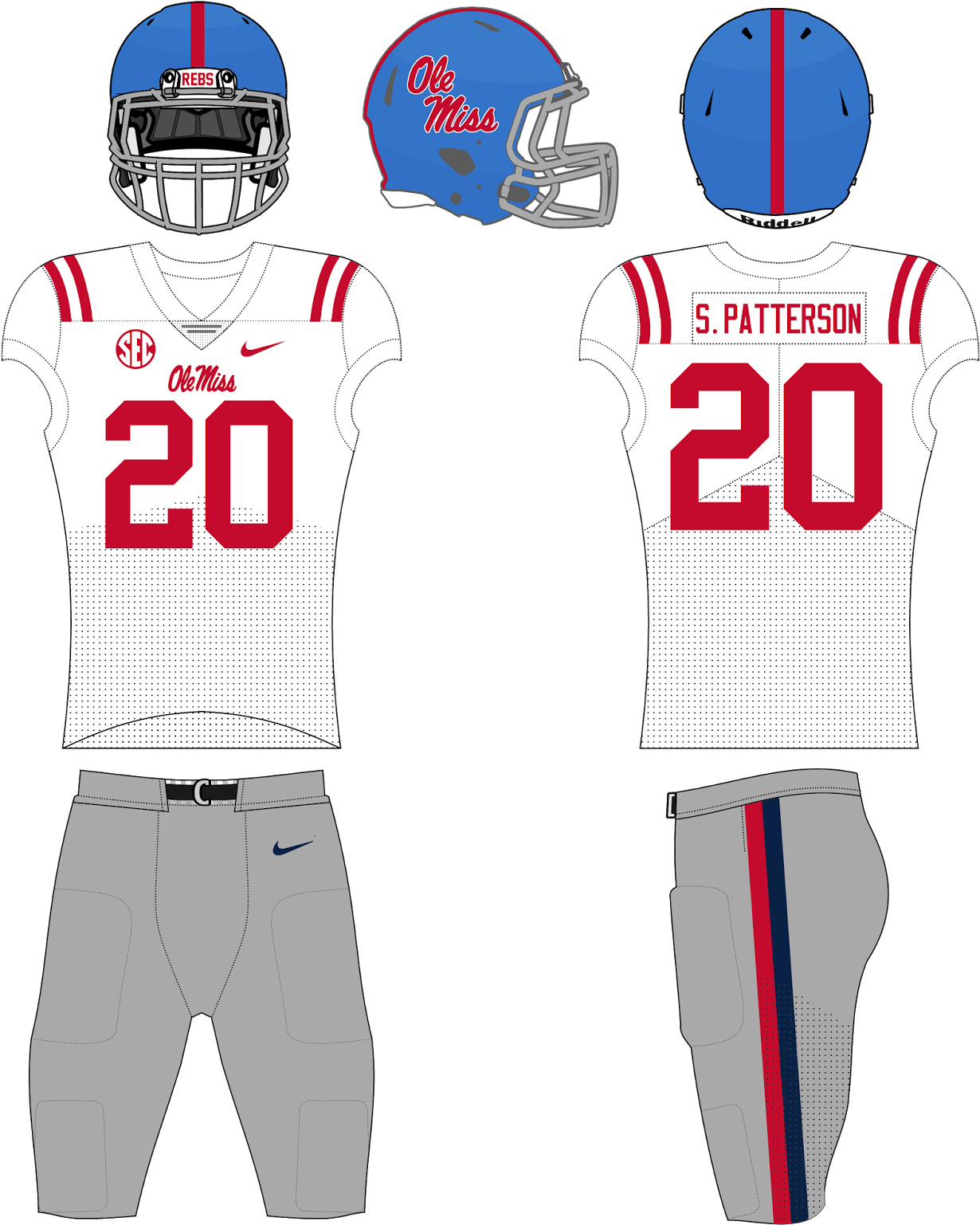 Ole Miss Football Uniform Design20