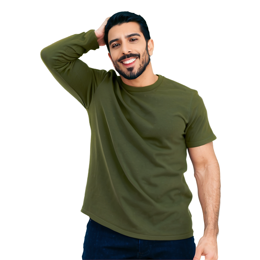 Olive Blank Shirt Png 06272024