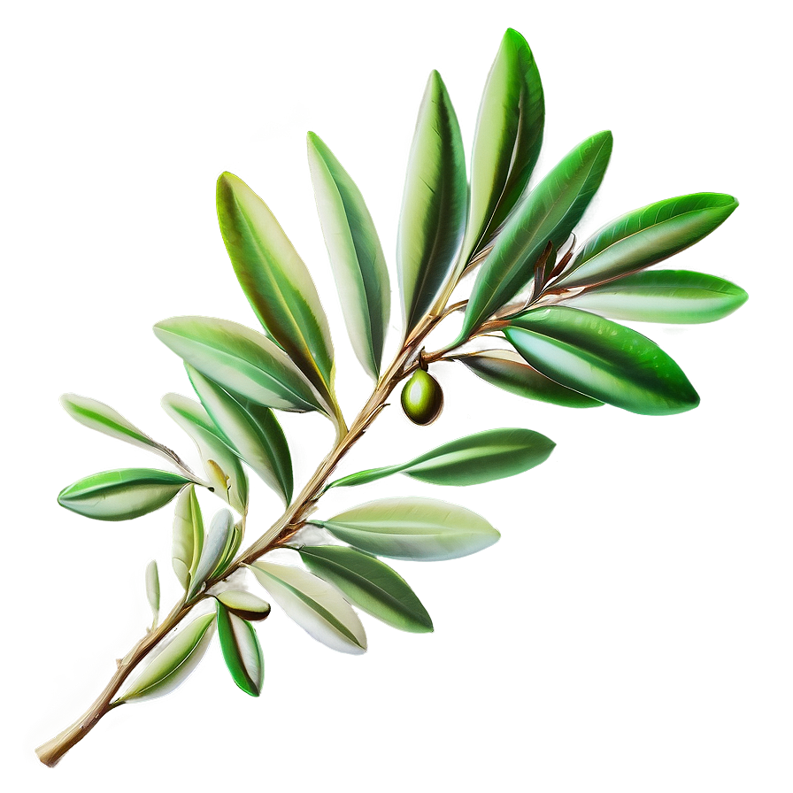 Olive Branch Border Png 45