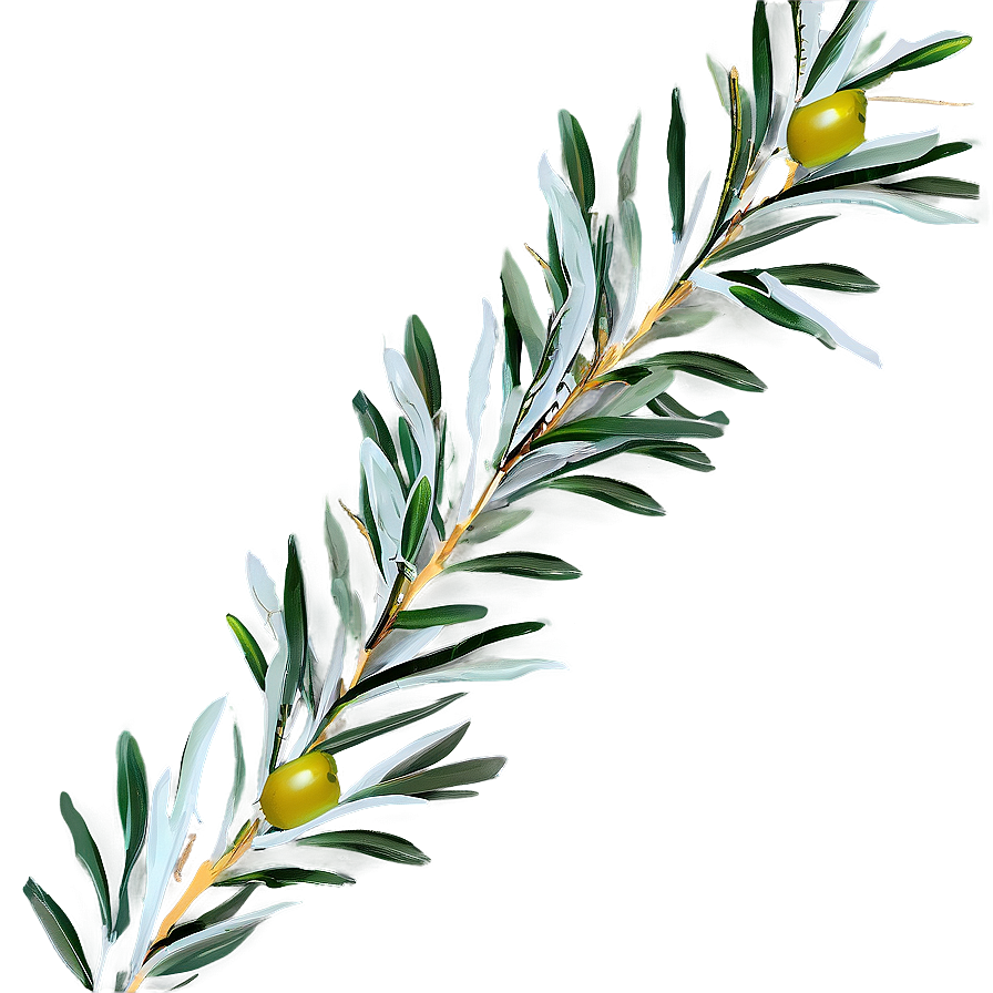 Olive Branch Garland Png Cjd