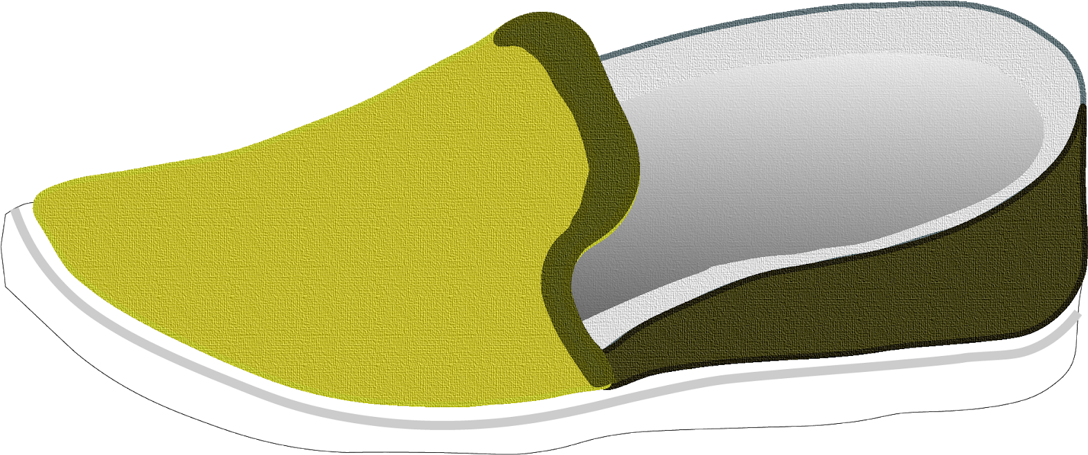 Olive Green Slip On Sneaker