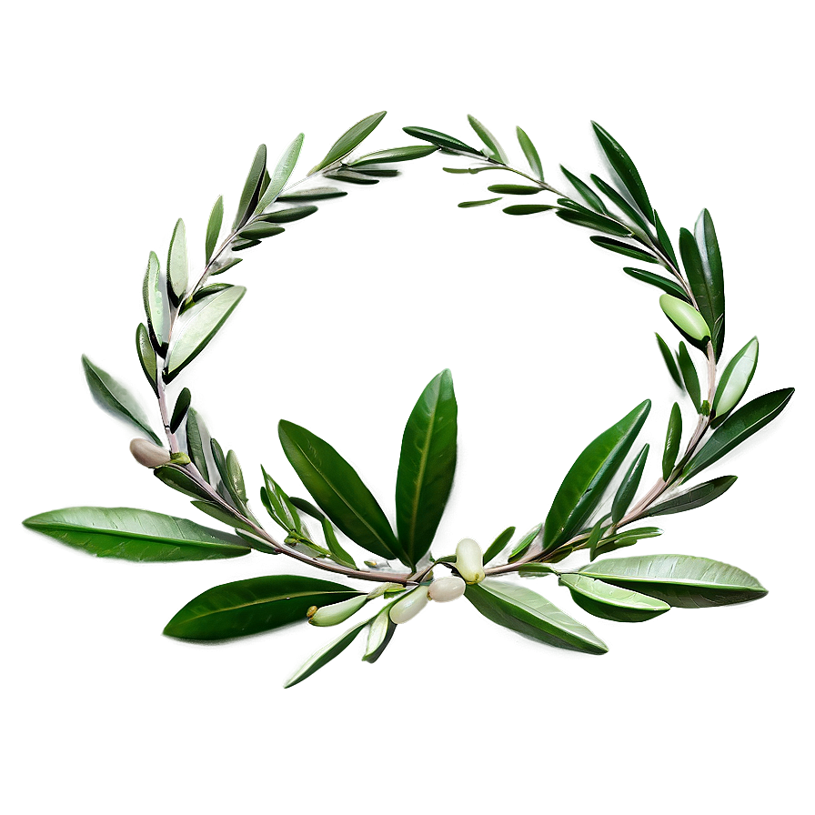 Olive Leaf Wreath Png 05242024