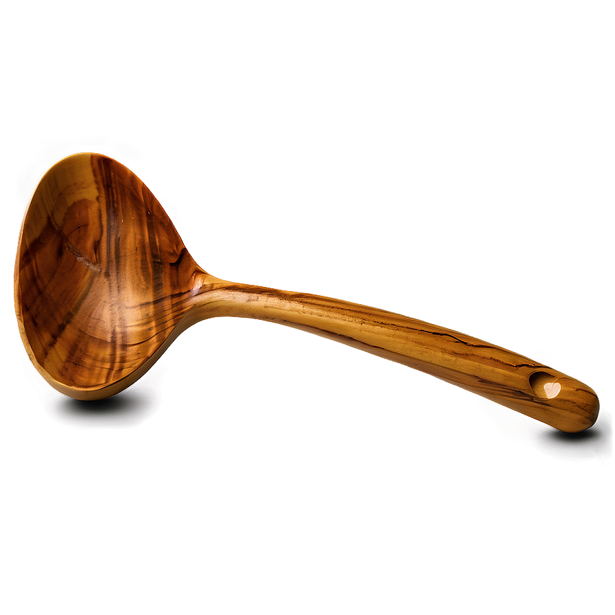 Olive Wood Spoon Png 06132024