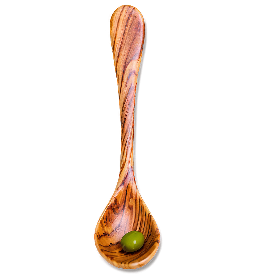 Olive Wood Spoon Png Flh