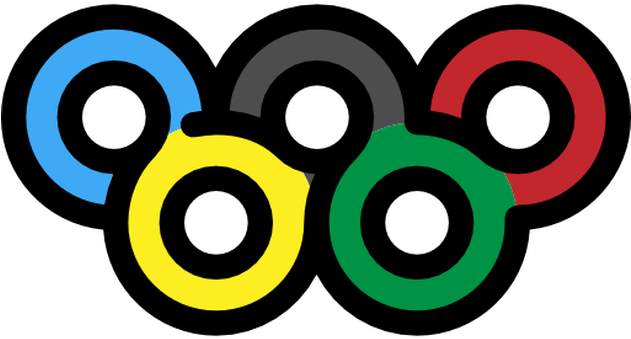 Olympic Games Clipart Olympic Rings - Transparent Background Clipart Olympic Rings, HD Png Download PNG with transparent background
