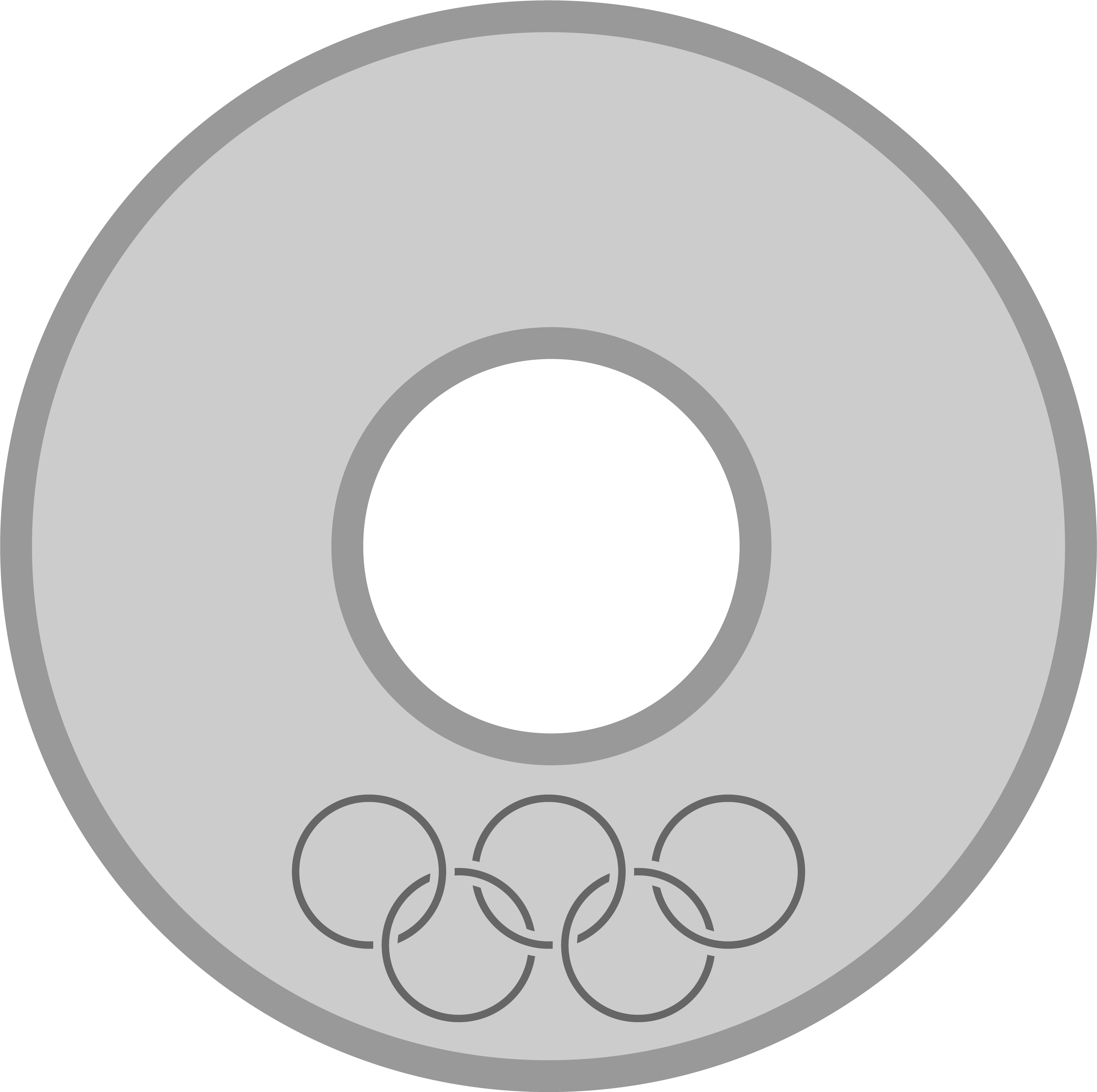 Olympic Rings Logo PNG with transparent background
