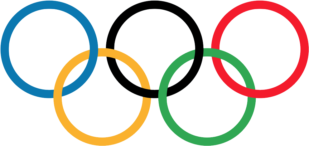 Torch Clipart Olympics Rio - Olympic Rings No Background, HD Png Download PNG with transparent background