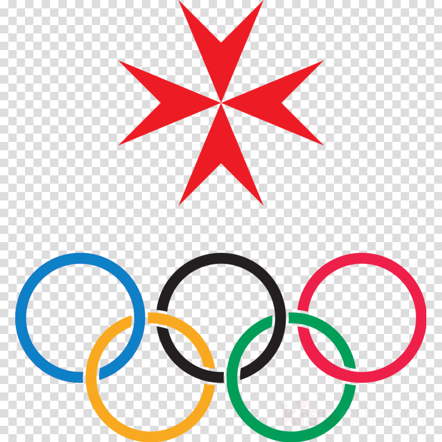 Olympic_ Rings_with_ Red_ Star_ Vector