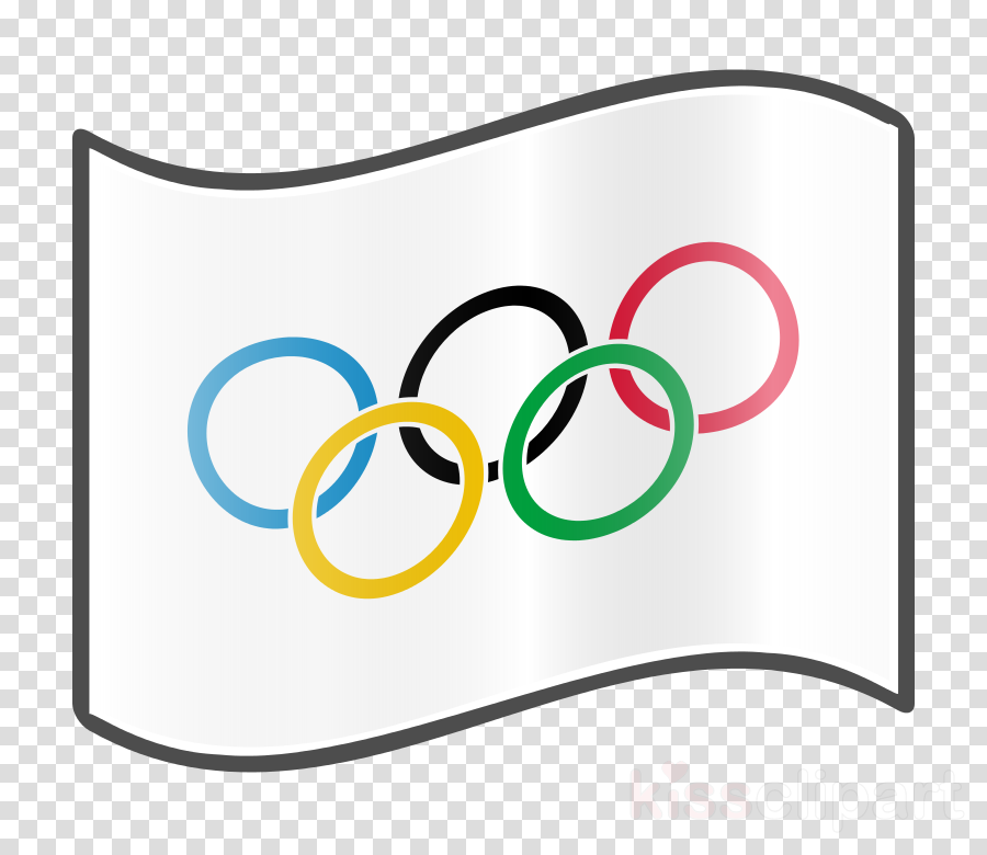 Olympic Ringson Flag Graphic