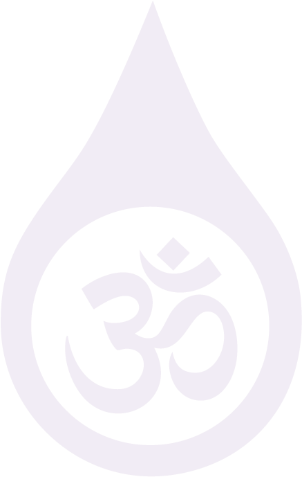 Om Symbol Water Drop Spa Concept