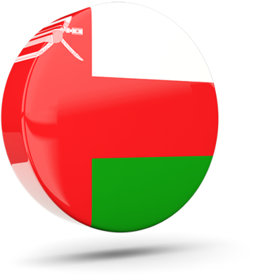 Oman Flag Sphere3 D Render