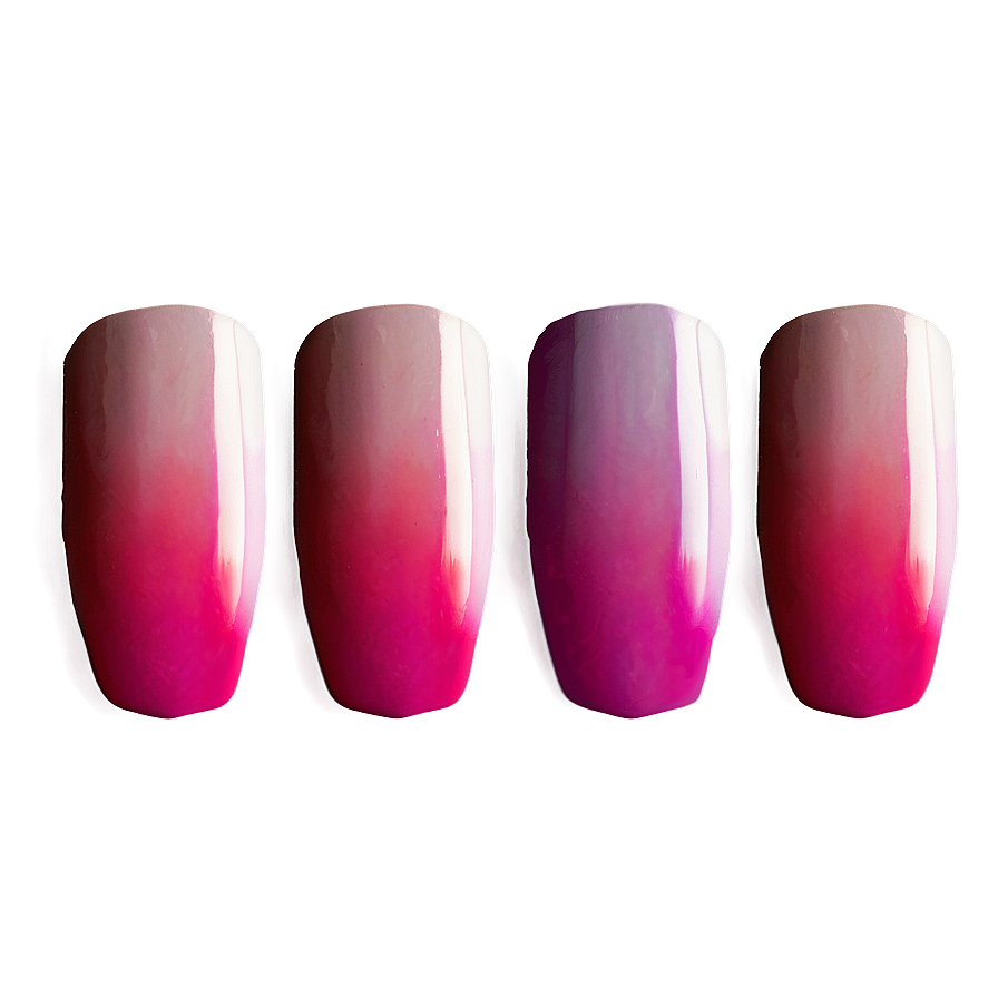 Ombre Single Acrylic Nail Png 06272024