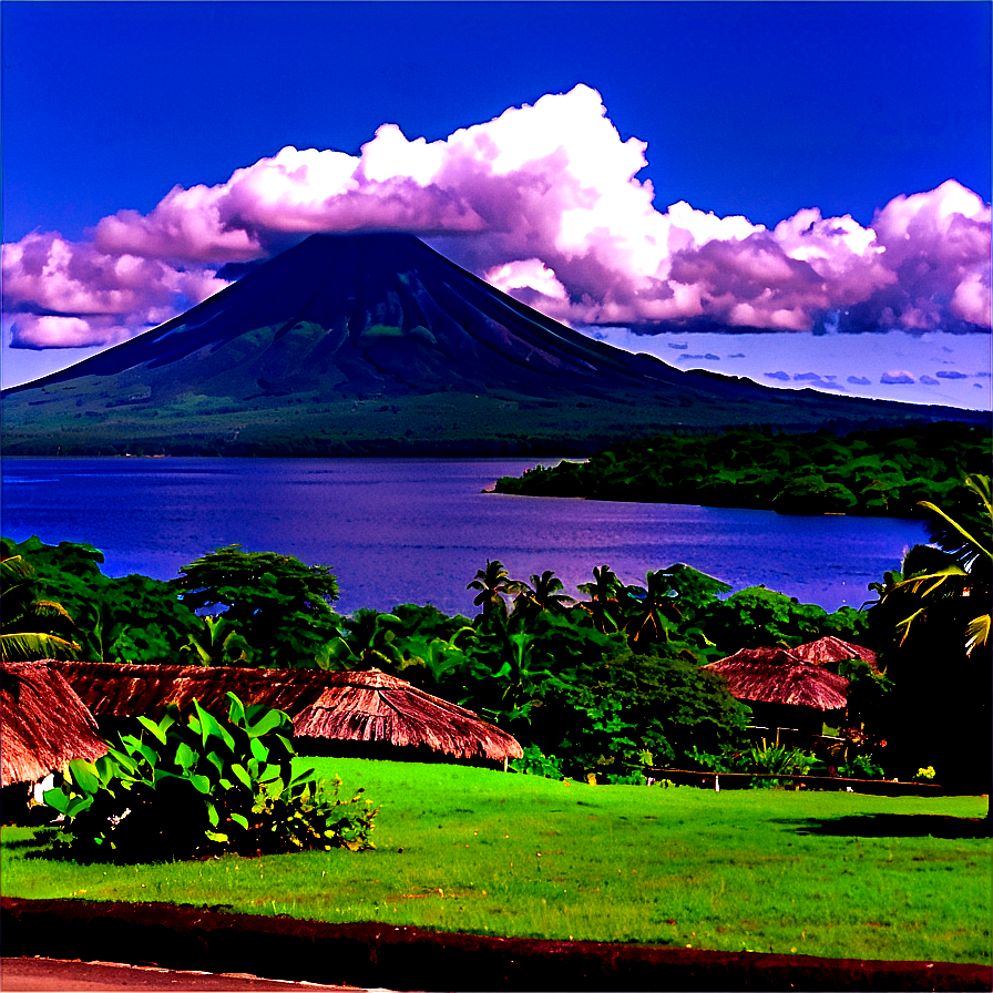 Ometepe Island Nicaragua Png Arv