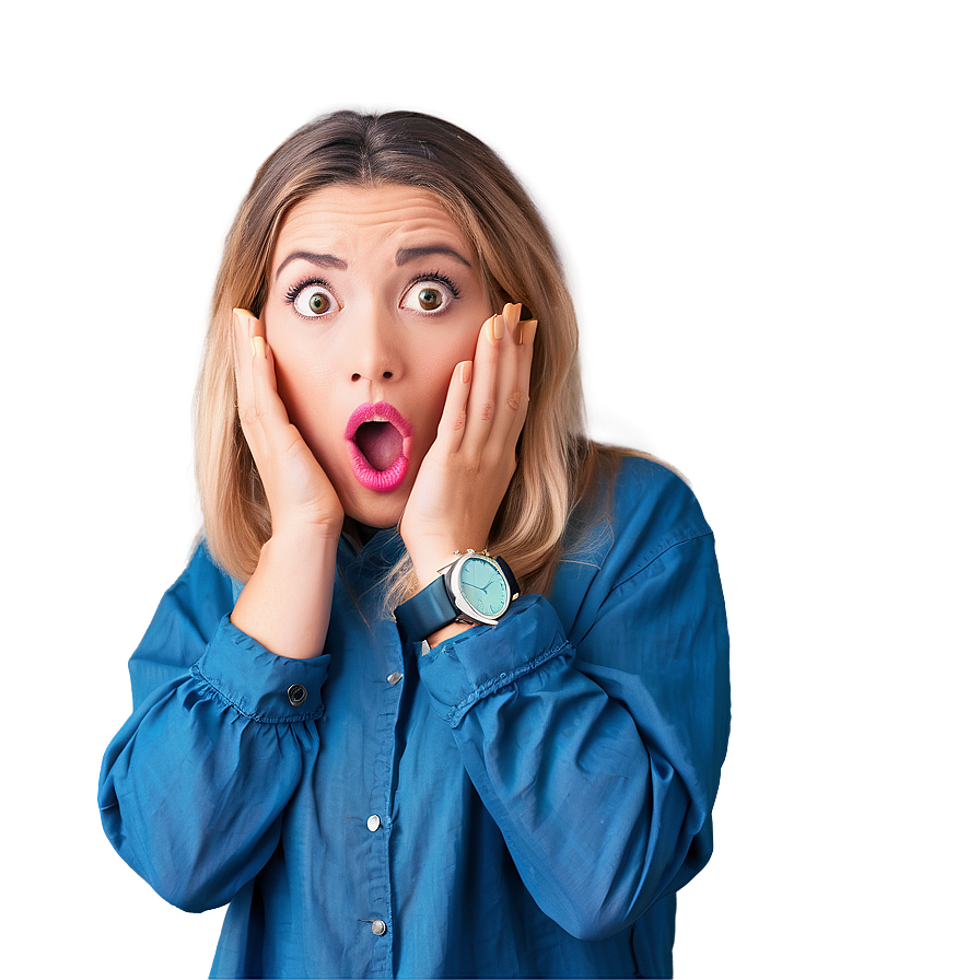 OMG Bewildered Face PNG 36 PNG with transparent background
