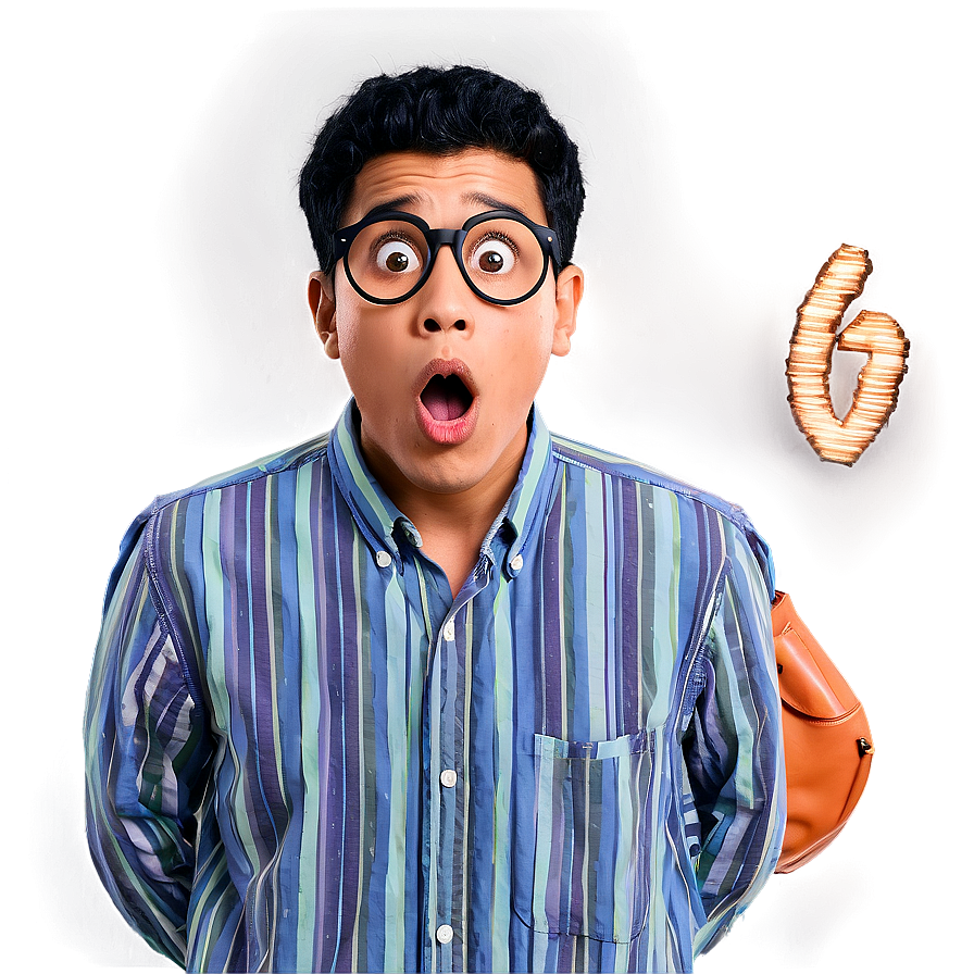 OMG Shocked Character PNG 06242024 PNG with transparent background