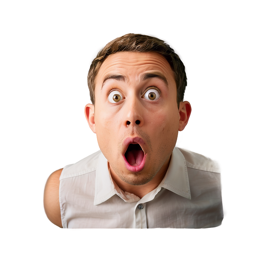 OMG Surprised Emoji PNG 06242024 PNG with transparent background