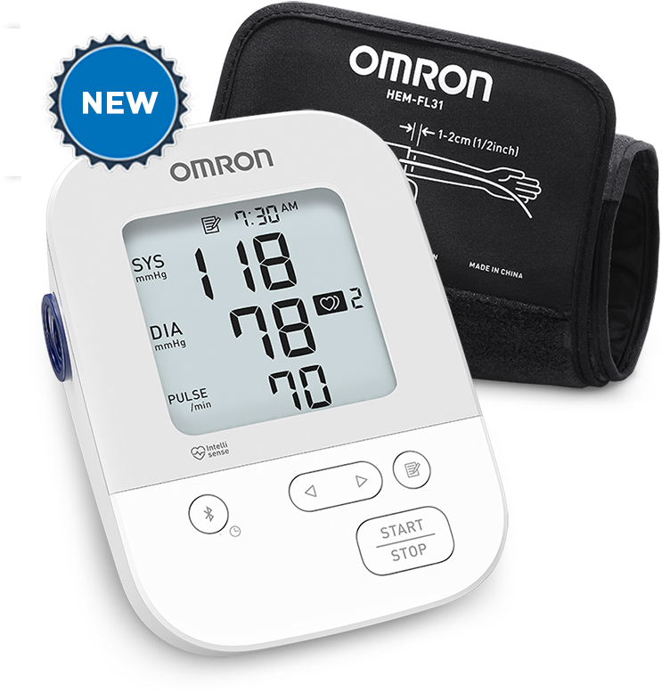 Omron Blood Pressure Monitor H E M F L31 PNG image with a transparent background, free high-resolution download