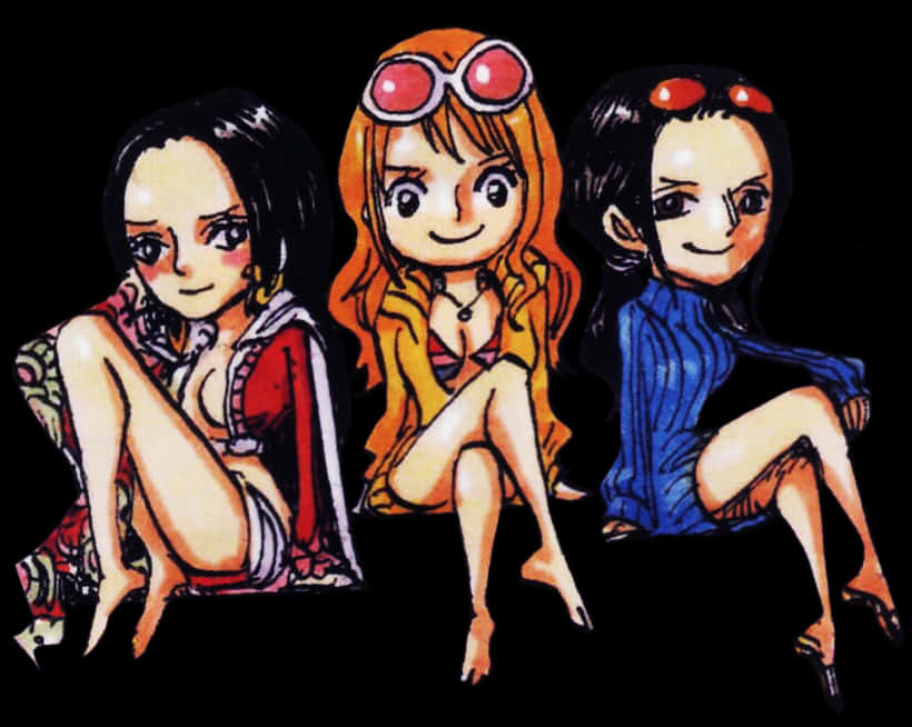 One Piece Female Characters Artwork