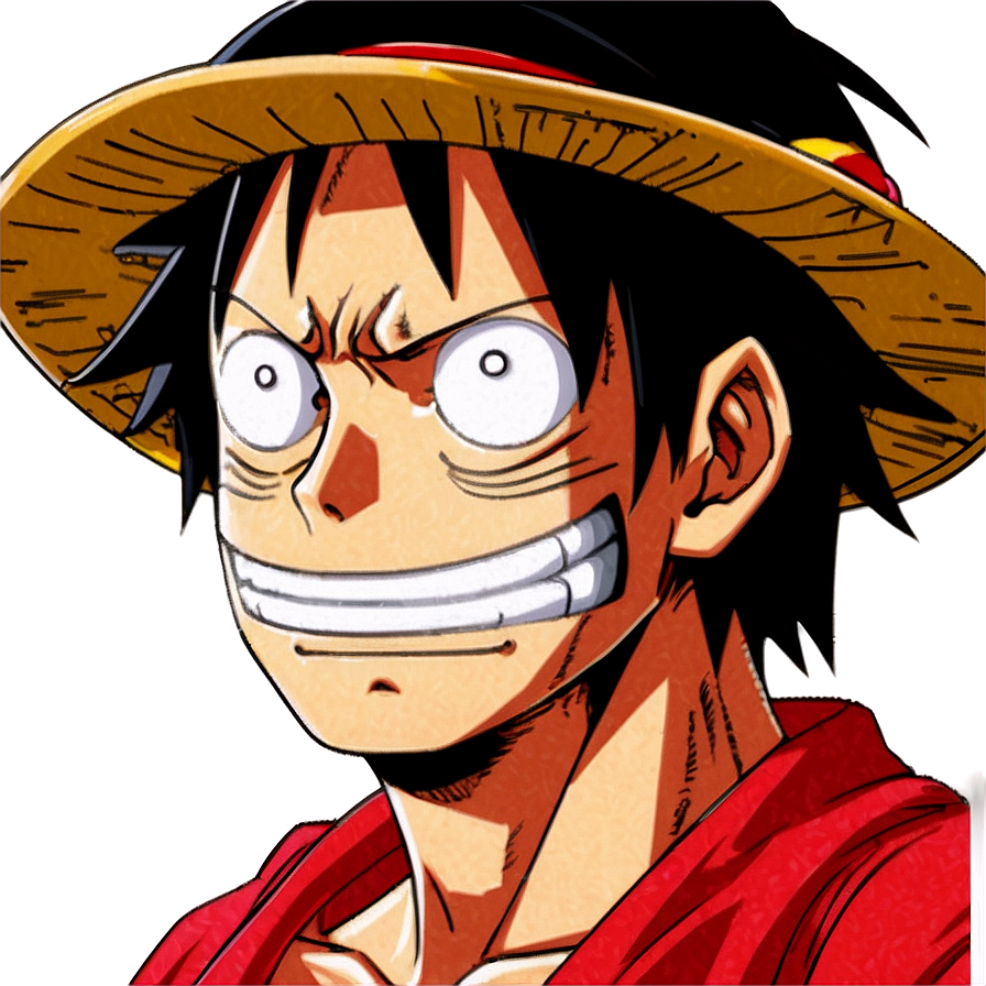 One Piece Luffy Portrait PNG cqv PNG with transparent background