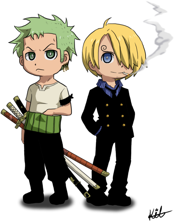 One Piece Sanji Chibi, HD Png Download PNG with transparent background