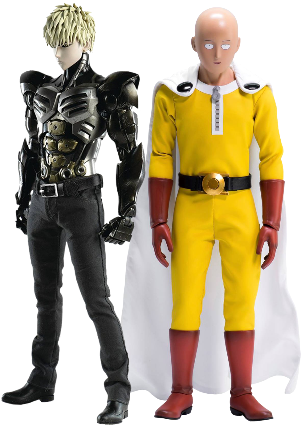 One Punch Manand Genos Figures