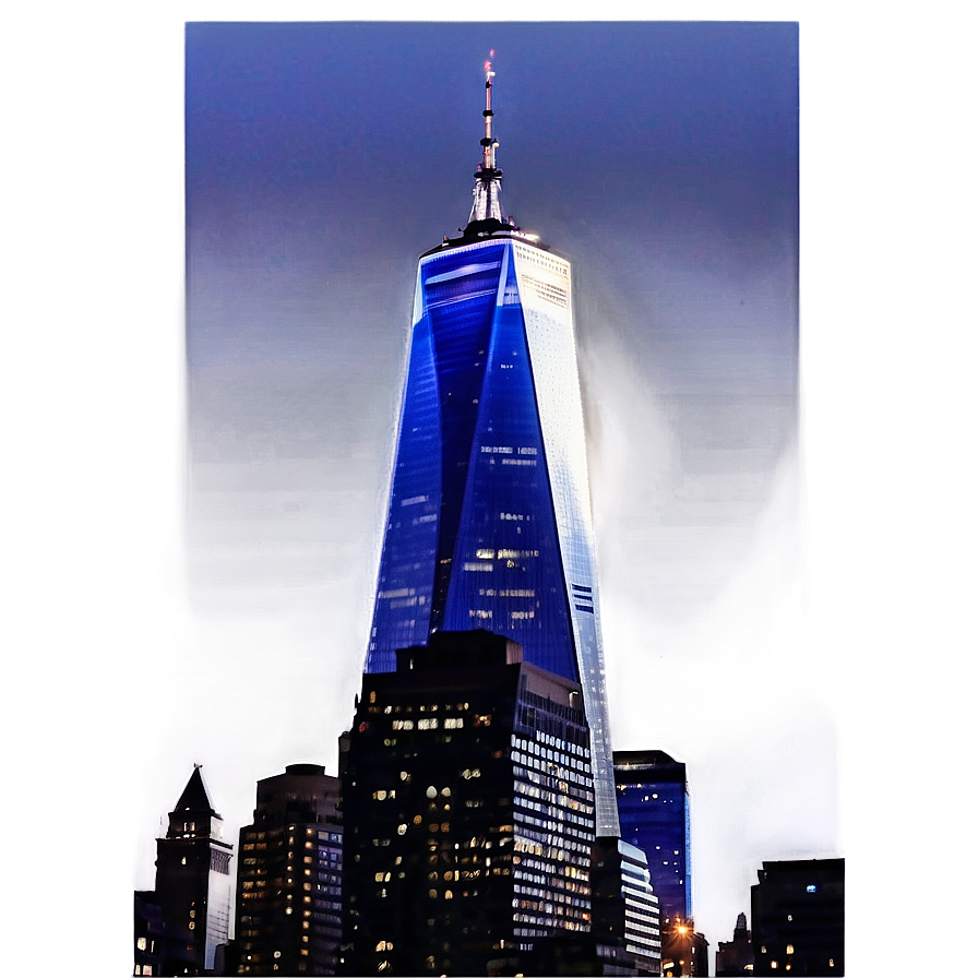 One World Trade Center Bright Lights Png Xyt