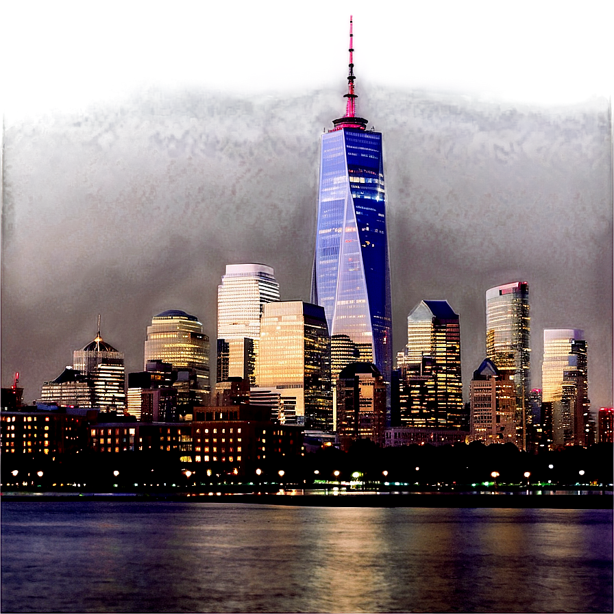 One World Trade Center Lit Up Png Swe27