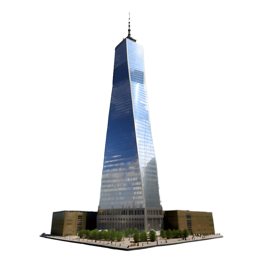 One World Trade Center Minimalist Design Png 06252024