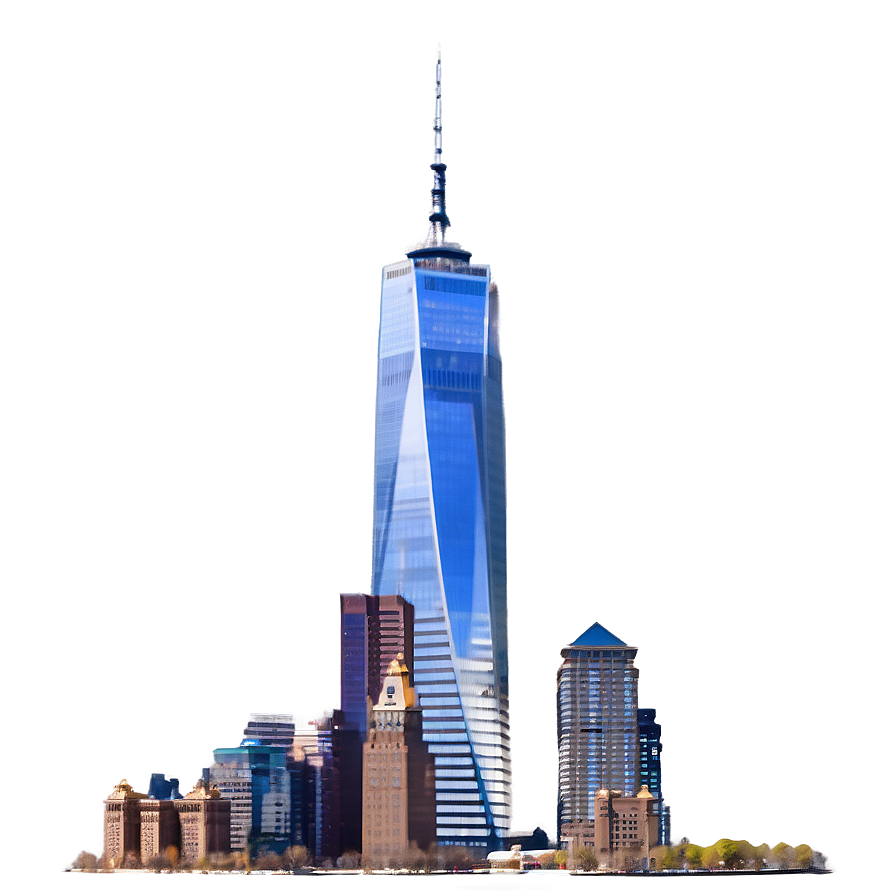 One World Trade Center Outline Png Wyi81