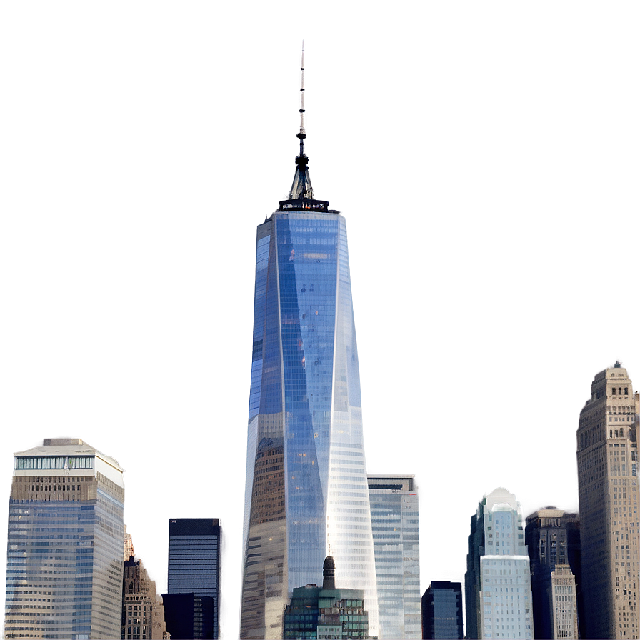 One World Trade Center Rooftop View Png 48