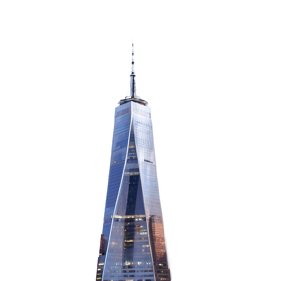 One World Trade Center Sparkling Night Png 26