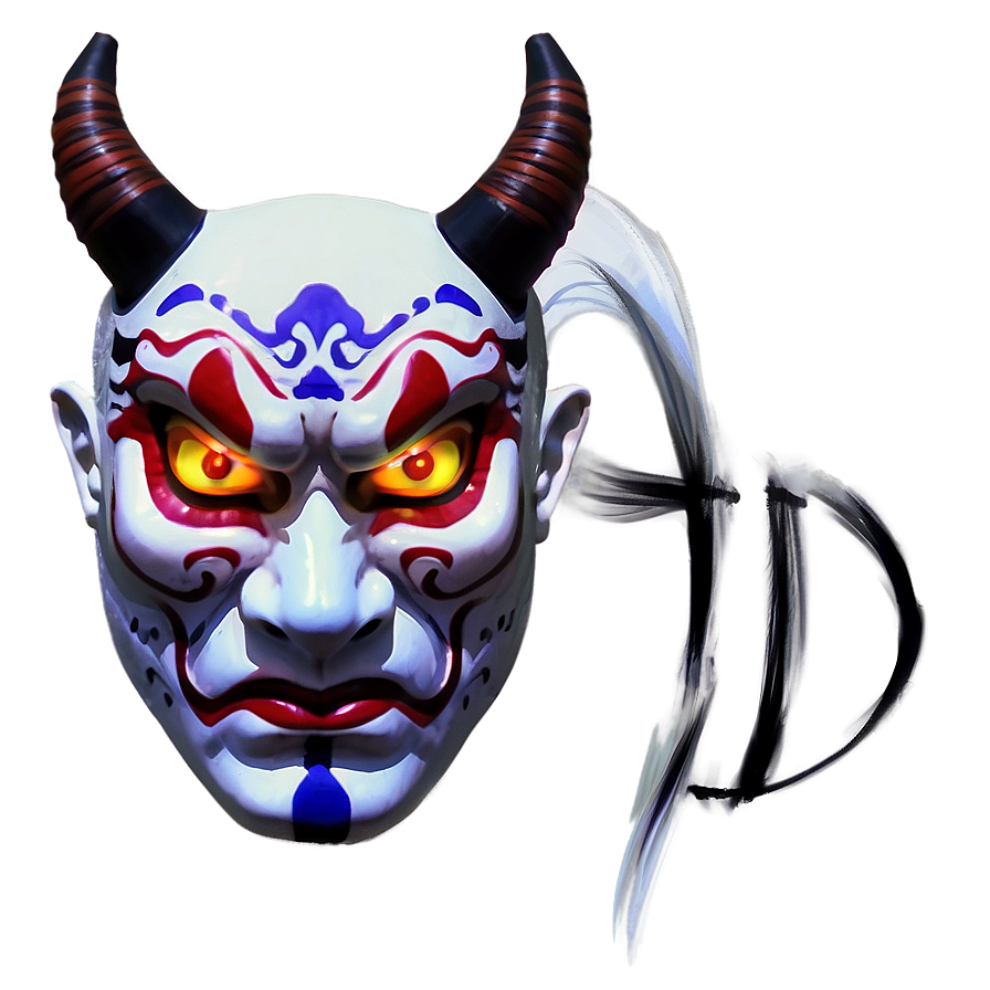 Oni With Kabuki Mask Png Wxx19