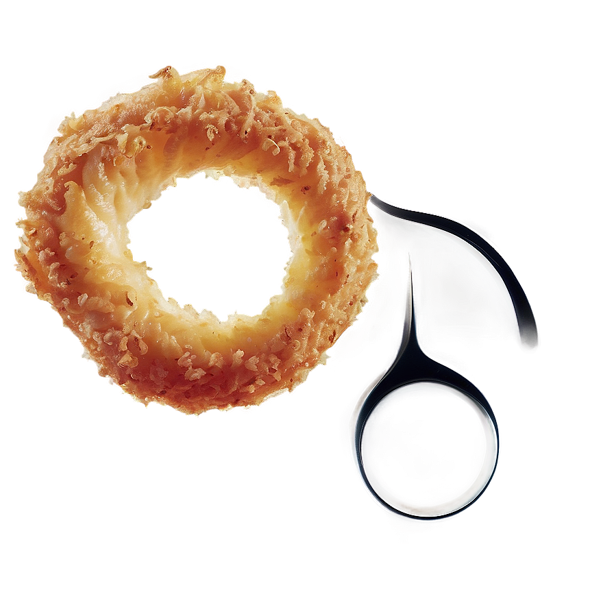 Onion Rings Top View PNG cdc86 PNG with transparent background