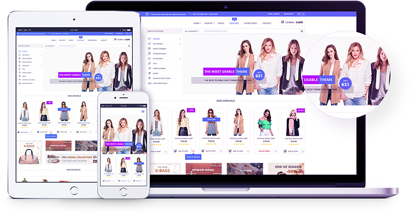 Online Fashion Store Responsive Design