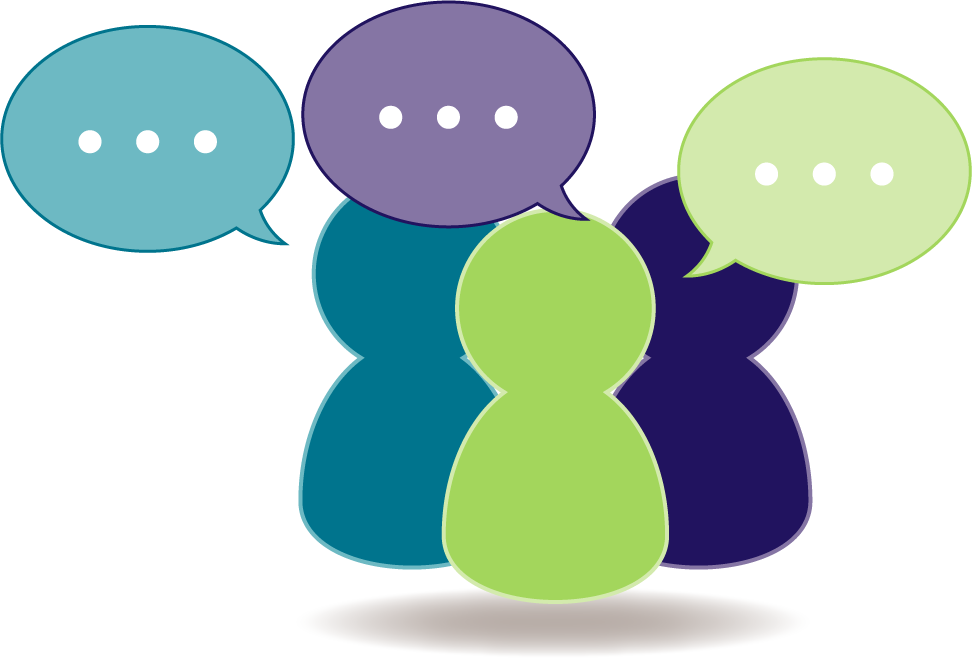 Online Forum Discussion Illustration PNG with transparent background