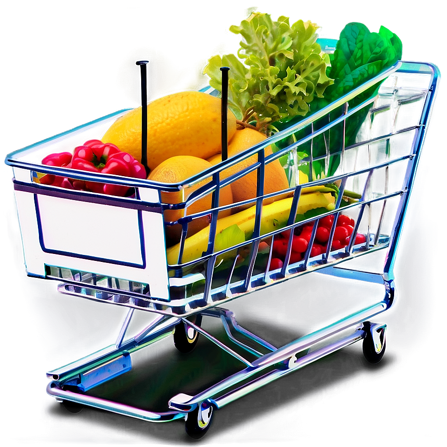 Online Grocery Cart Png 3