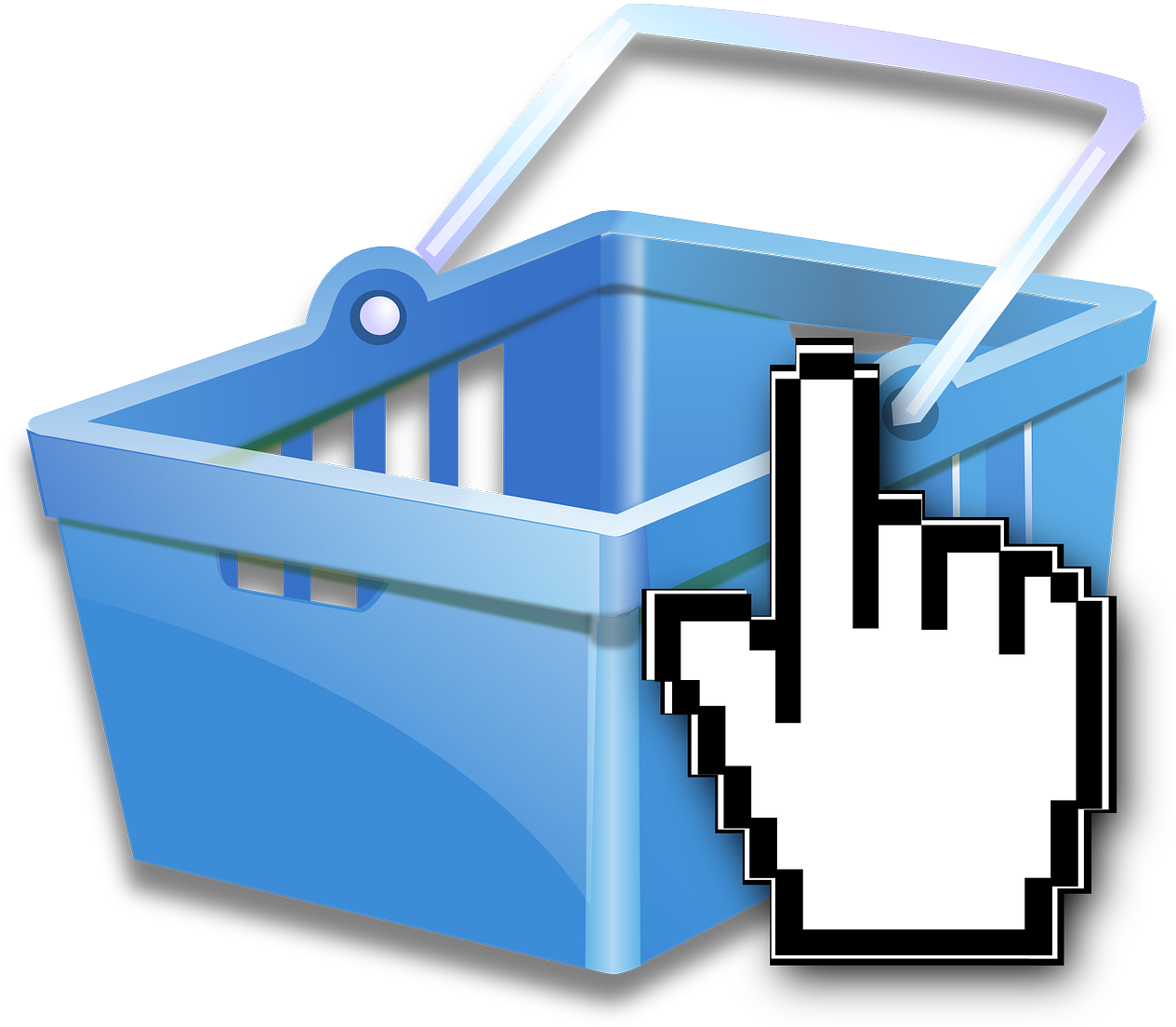 Online Shopping Cart Icon PNG with transparent background