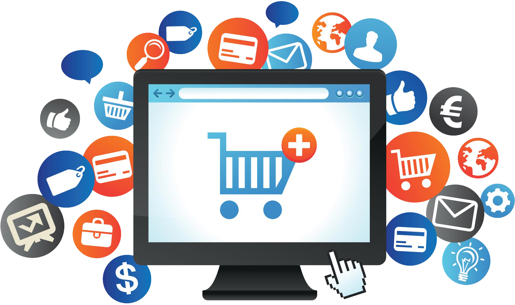 Ecommerce Web Development - Modelos De Negocio B2c, HD Png Download PNG with transparent background
